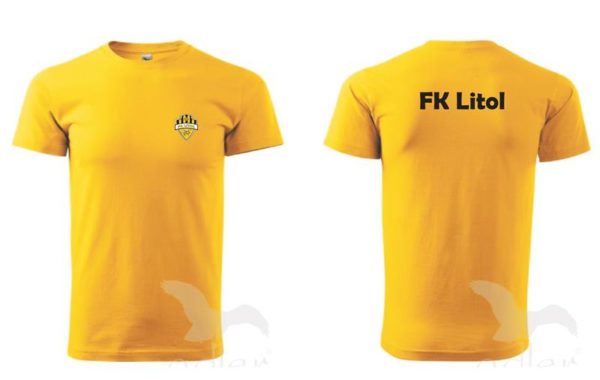 Žlutá litolská trička – nové objednávky