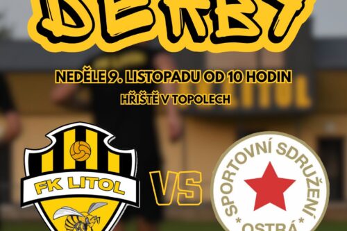 PŘELOŽENO na 9.11. – Fotbalové derby FK Litol x SS Ostrá